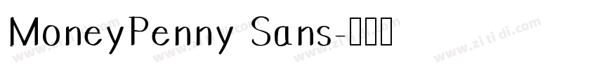 MoneyPenny Sans字体转换